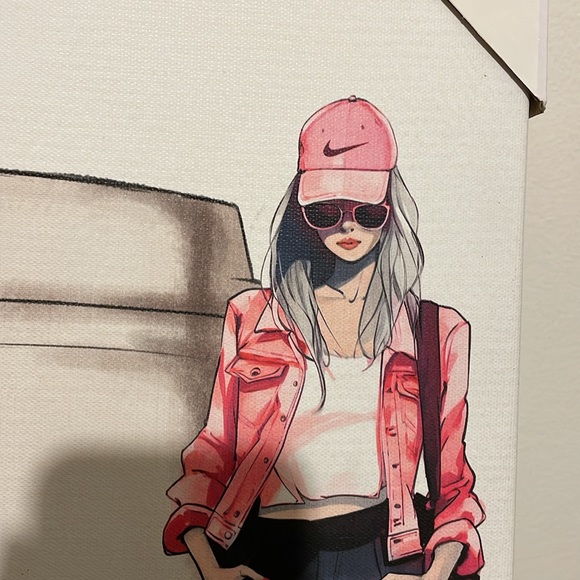 Lux inspired LV NIKE COFFEE GIRL ART - Picture 4 of 5